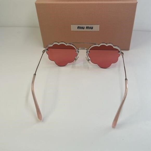 ?- New Authentic MIU MIU MU57U Irregular-Frame Sunglasses main image 16